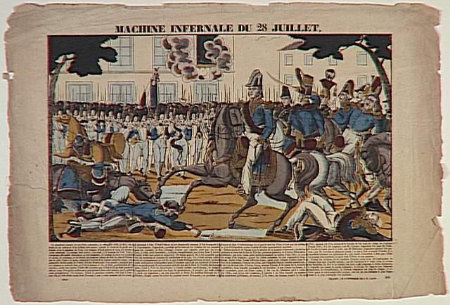 MACHINE INFERNALE DU 28 JUILLET. (titre inscrit)