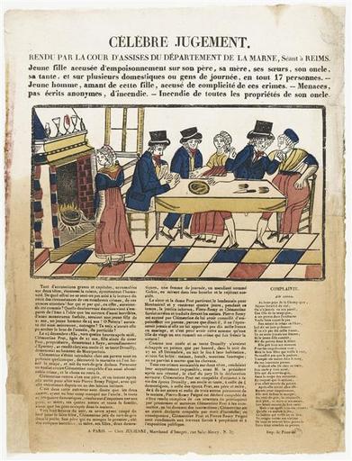 CELEBRE JUGEMENT. (titre inscrit)
