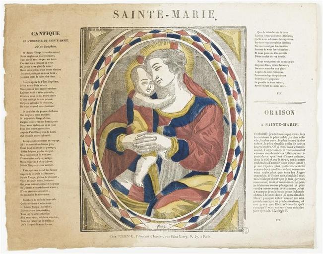 SAINTE-MARIE. (titre inscrit)