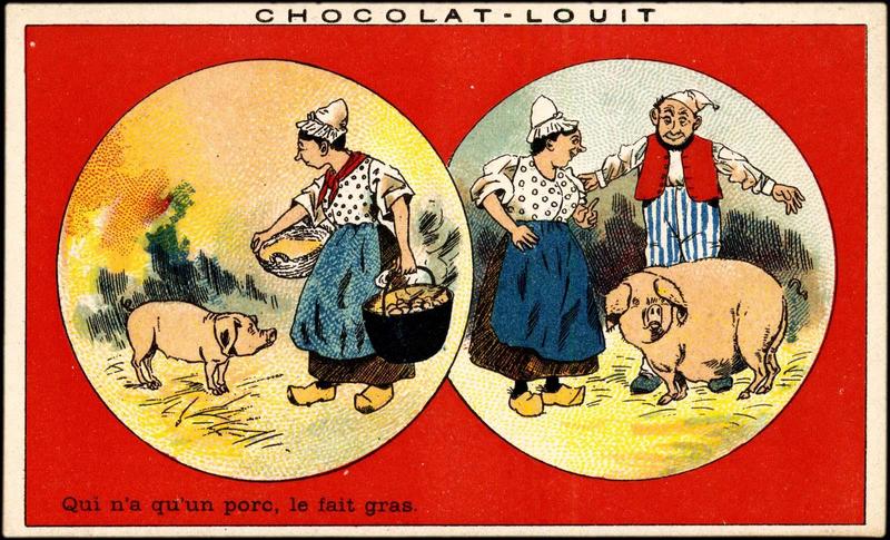 Qui n'a qu'un porc, le fait gras (titre inscrit)