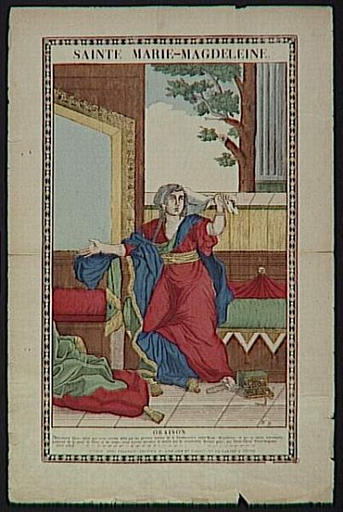 SAINTE MARIE-MAGDELEINE. (titre inscrit)