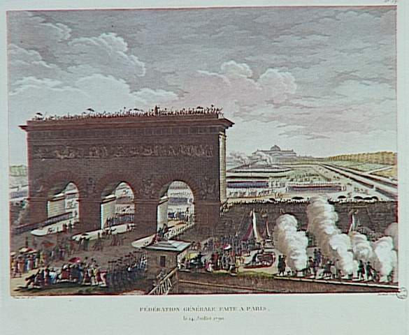 FEDERATION GENERALE FAITE A PARIS, / le 14 Juillet 1790 (titre inscrit)