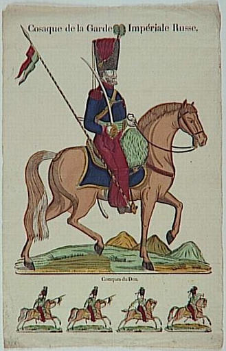 cosaque de la Garde Impériale russe. / cosaques du Don. (titre inscrit)