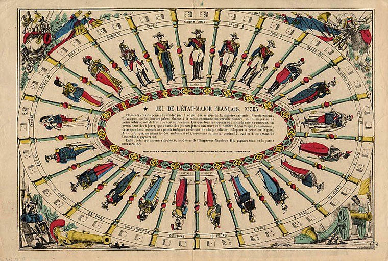 JEU DE L'ETAT-MAJOR FRANCAIS (titre inscrit)