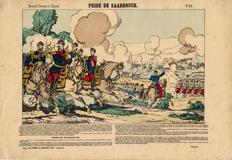 PRISE DE SAARBRUCK (titre inscrit)
