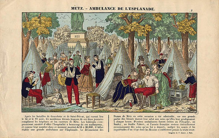 METZ.-AMBULANCE DE L'ESPLANADE (titre inscrit)