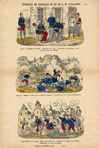 ENTREVUE DE NAPOLEON III ET DE S.M.GUILLAUME (titre inscrit)