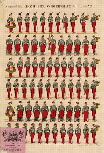 CHASSEURS DE LA GARDE IMPERIALE (Cavalerie) (titre inscrit)