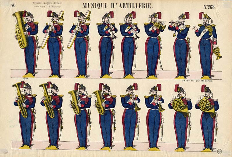 MUSIQUE D'ARTILLERIE (titre inscrit)