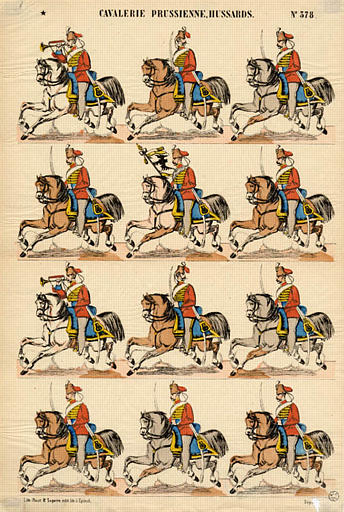CAVALERIE PRUSSIENNE, HUSSARDS (titre inscrit)