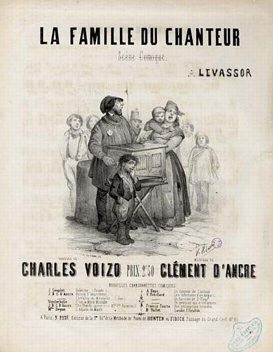 LA FAMILLE DU CHANTEUR / Scène Comique(titre inscrit)