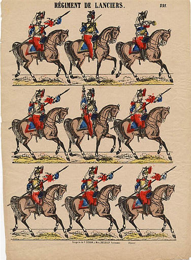 REGIMENT DE LANCIERS (titre inscrit)