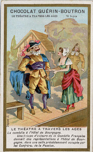 LE THEATRE A TRAVERS LES AGES / La comédie à l'hôtel de Bourgogne (titre inscrit)