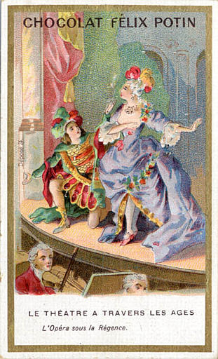 LE THEATRE A TRAVERS LES AGES / L'Opéra sous la Régence (titre inscrit)