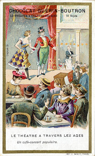 LE THEATRE A TRAVERS LES AGES / Un café-concert populaire (titre inscrit)