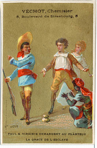 2e ACTE / PAUL ET VIRGINIE DEMANDENT AU PLANTEUR / LA GRACE DE L'ESCLAVE (titre inscrit)