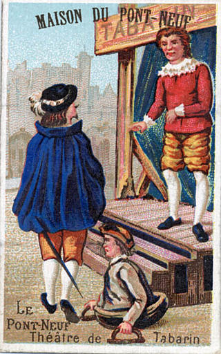 LE / PONT-NEUF / Théâtre de Tabarin (titre inscrit)