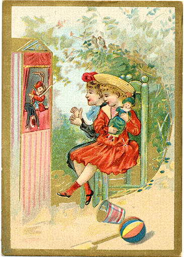 Au théâtre de marionettes (titre factice)