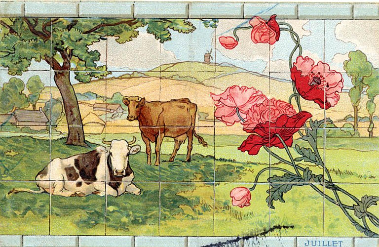 Juillet - Vaches (titre d'origine)