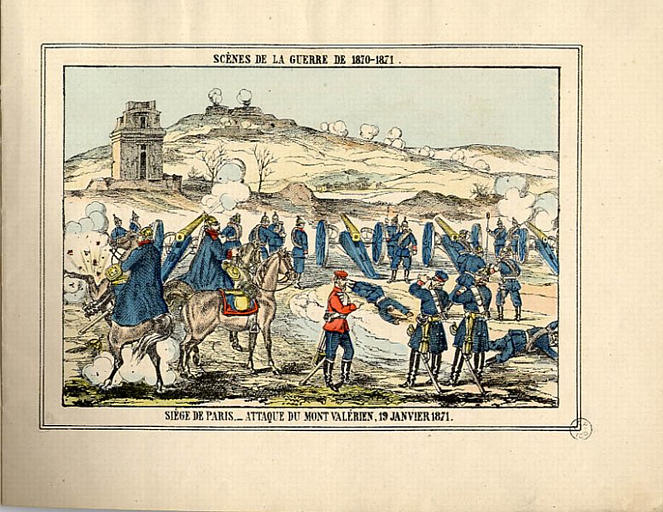 SCÈNE DE LA GUERRE DE 1870-1871 (titre inscrit)