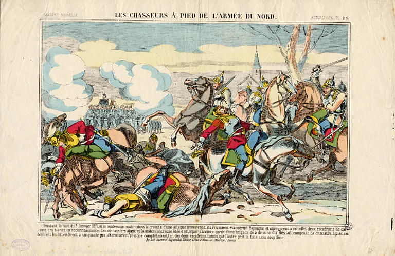 LES CHASSEURS À PIED DE L'ARMÉE DU NORD (titre inscrit)