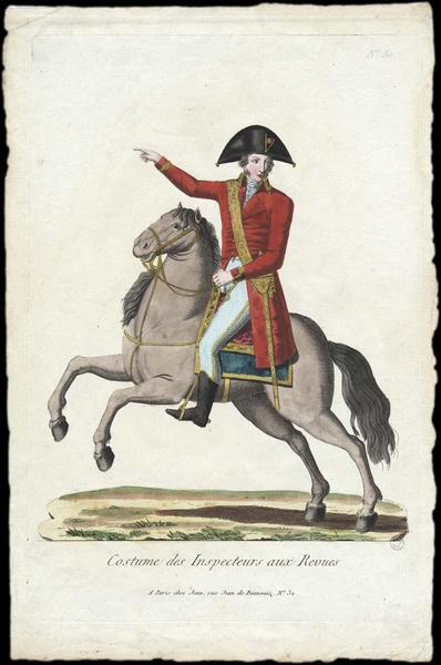 Costume des Inspecteurs aux Revues (titre inscrit)