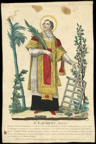 St. LAURENT. Martyr. (titre inscrit)