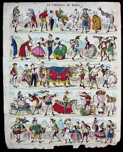 LE CARNAVAL DE PARIS. (titre inscrit)