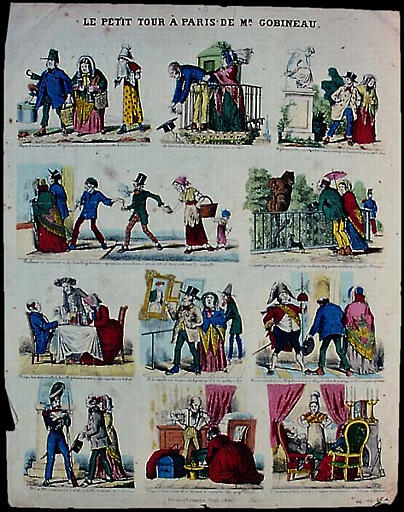 LE PETIT TOUR A PARIS DE MR GOBINEAU. (titre inscrit)