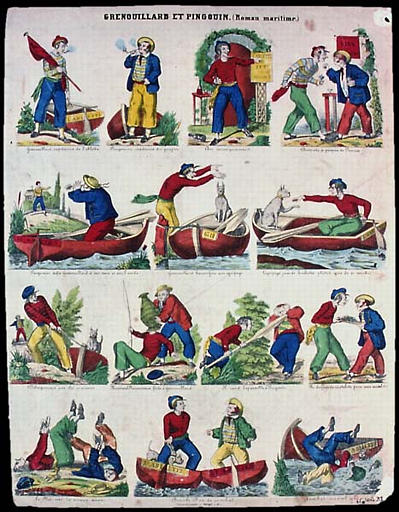 GRENOUILLARD ET PINGOUIN. (Roman marritime.) (titre inscrit)