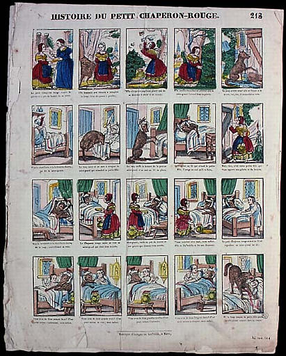 HISTOIRE DU PETIT CHAPERON-ROUGE. (titre inscrit)