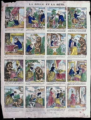 LA BELLE ET LA BETE. (titre inscrit)
