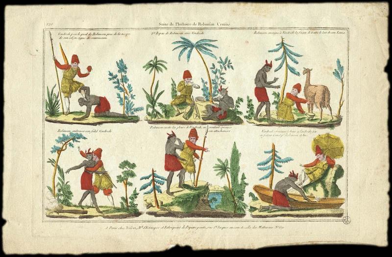 Suite de l'histoire de Robinson Crusoé (titre inscrit)
