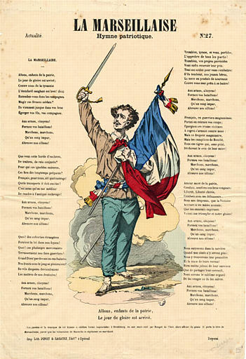 LA MARSEILLAISE (titre inscrit)