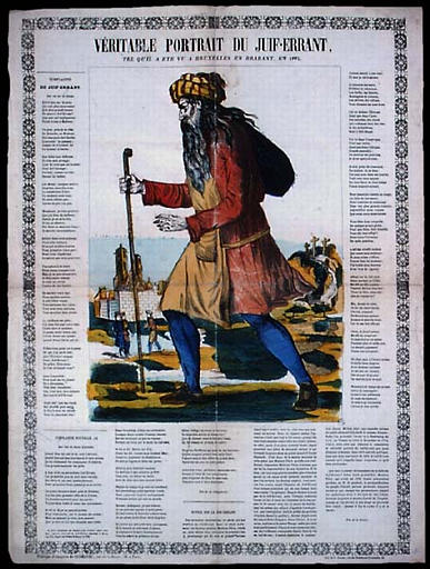 VERITABLE PORTRAIT DU JUIF-ERRANT (titre inscrit)
