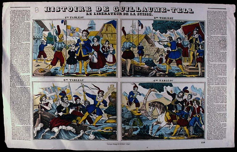 HISTOIRE DE GUILLAUME-TELL / LE LIBERATEUR DE LA SUISSE. (titre inscrit)