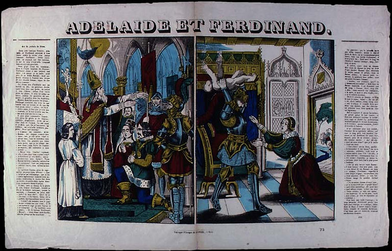 ADELAIDE ET FERDINAND. (titre inscrit)