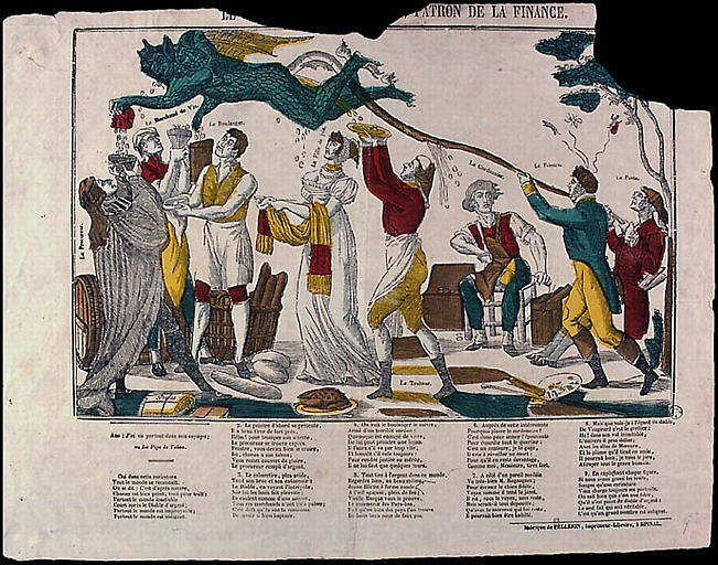 LE GRAND DIABLE D'ARGENT, PATRON DE LA FINANCE. (titre inscrit)
