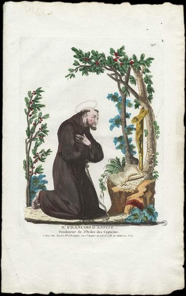 St. FRANCOIS D'ASSISE. (titre inscrit)