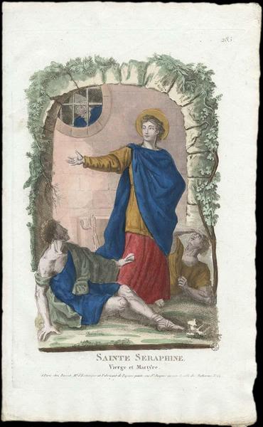 SAINTE SERAPHINE. (titre inscrit)
