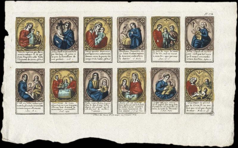 PLANCHE DE SAINTS. (titre factice)