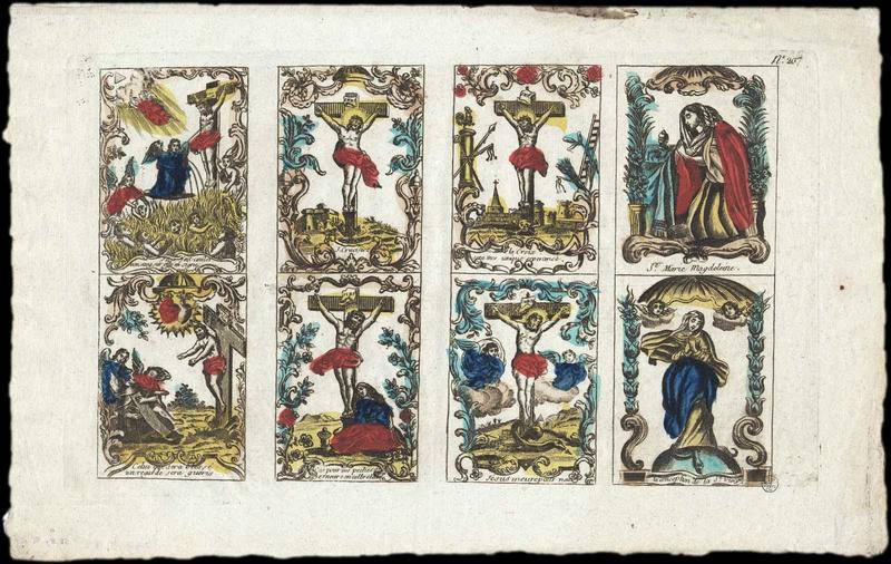 PLANCHE DE SAINTS. (titre factice)
