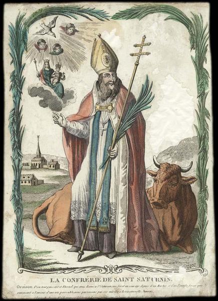 LA CONFRERIE DE SAINT SATURNIN. (titre inscrit)