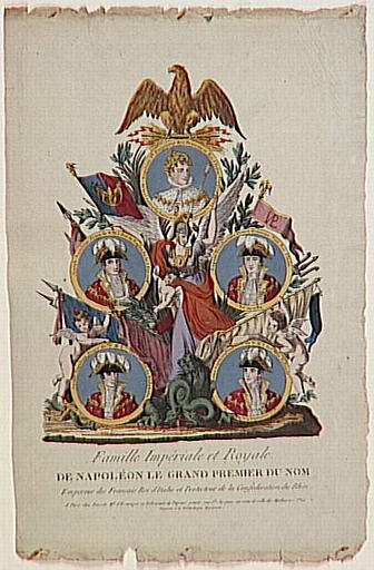 Famille Imperiale et Royale. (titre inscrit)