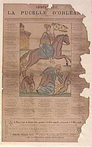 COMPLAINTE / SUR / LA PUCELLE D'ORLEANS (titre inscrit)