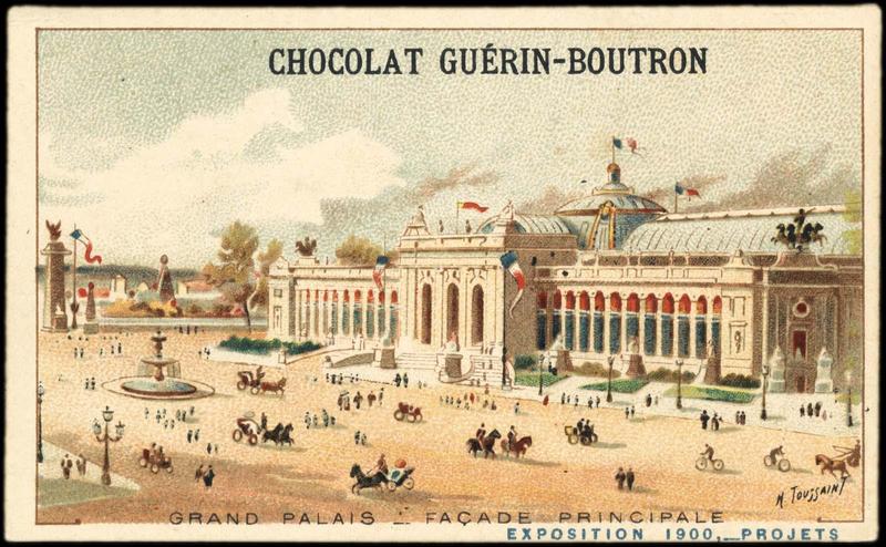 GRAND PALAIS- FACADE PRINCIPALE / EXPOSITION Universelle 1900, PROJETS (titre inscrit)