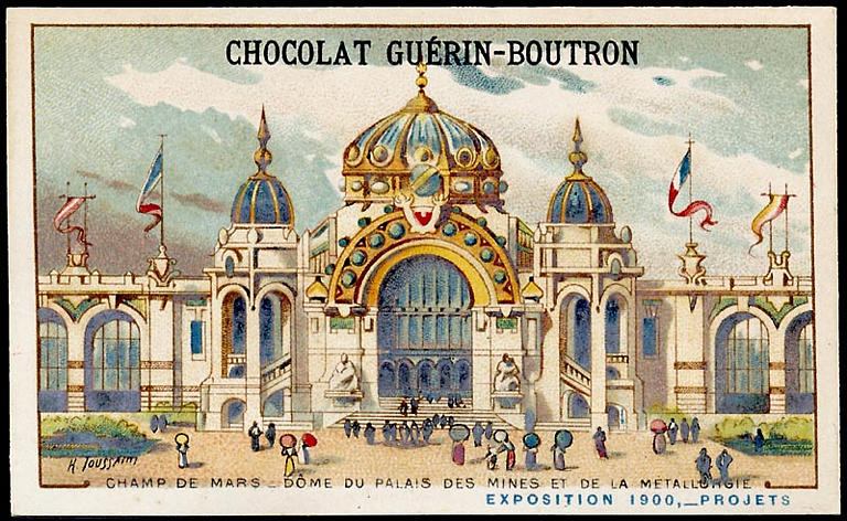 CHAMP DE MARS-DOME DU PALAIS DES MINES ET DE LA METALLURGIE / EXPOSITION Universelle 1900, -PROJETS (titre inscrit)