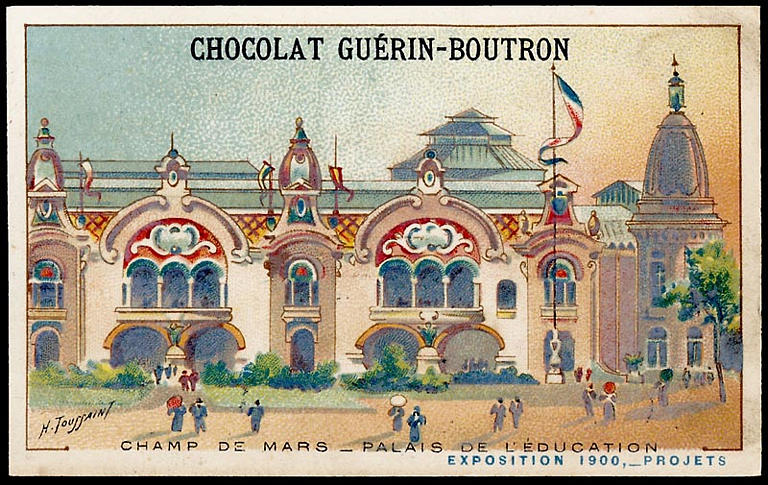 CHAMP DE MARS-PALAIS DE L'EDUCATION / EXPOSITION Universelle 1900, -PROJETS (titre inscrit)