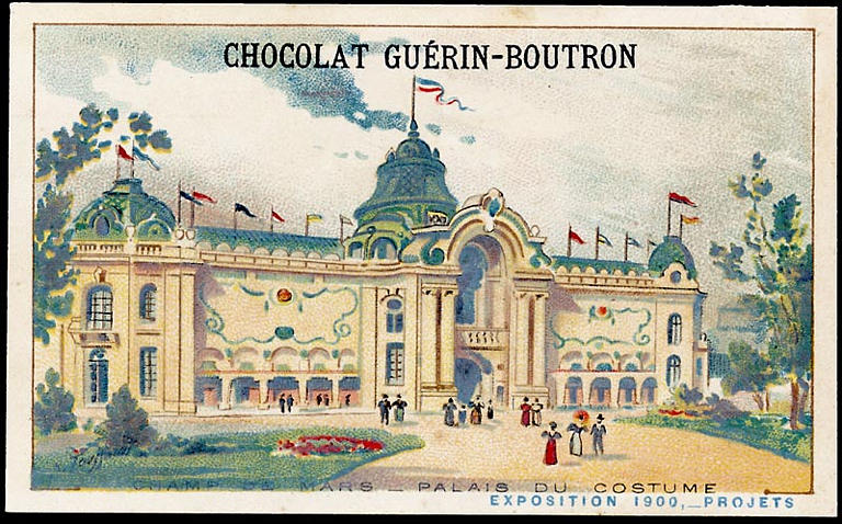 CHAMP DE MARS-PALAIS DU COSTUME / EXPOSITION Universelle 1900, -PROJETS (titre inscrit)