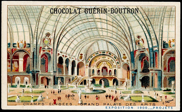CHAMPS-ELYSEES-GRAND PALAIS DES ARTS / EXPOSITION Universelle 1900, -PROJETS (titre inscrit)